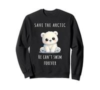 Polar Bear Climate Crisis Awareness Sweatshirt