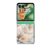 Polar Bear Hug Family Etui Coque Housse pour Motorola Razr 60, Razr 2025