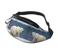 Polar Bear Sac banane léger pour randonnée, cyclisme, course à pied et activités de plein air