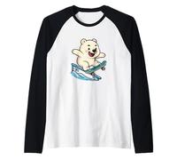 Polar Bear Skate Ice Grind Manche Raglan