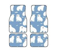 Polar Bears 92243074 Tapis de sol avec dos antidérapant - Protection intérieure absorbante pour voitures, SUV et véhicules - Facile à nettoyer et durable
