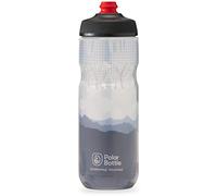 Polar Bottle Breakaway Bouteille d'eau isotherme - Sans BPA, pour cyclisme et sport (l'aube au crépuscule - Anthracite et blanc, 590 ml)