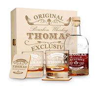 polar-effekt 6 pièces Coffret Cadeau en Coffret Bois avec Gravure - Deux Verres de Whisky, 2 Verres et Carafe de Whisky dans Une boîte Cadeau - Idée Cadeau individuelle - Motive Exclusive,