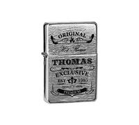 polar-effekt Briquet tempête à Essence de Briquet brossé + Gravure (Motif ? Original de Non Incluse)