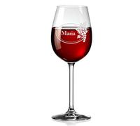 polar-effekt Verre à vin Leonardo personnalisé avec Gravure - Verre à vin Rouge 460ml - idée Cadeau pour Homme, Femme - Motif emblème du vin