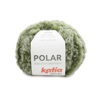 Polar est un fil très doux et moelleux pour tricoter avec des aiguilles de 7-8 ou du crochet 6-8. (111 - Vert-blanc)