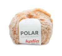 Polar est un fil très doux et moelleux. Pour tricoter avec des aiguilles du 7-8 ou un crochet du 6-8. (110 - Pêche-Blanc)