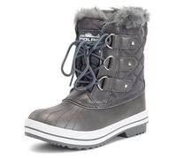 Polar Femmes Matelassé Court Canard Fourrure Doublée Boue Neige Hiver Bottes