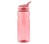 Polar Gear Aqua Grip Bottle - Bouteille d'eau de Sport réutilisable sans BPA et Paille Pliable - Boisson à la Salle de Sport, dans la Voiture et à l'extérieur - Plastique Tritan Transparent et Passe