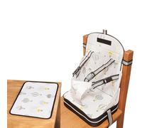 Chaise Alza avec napperon pour enfants, sans BPA, lavable, réutilisable et pliable, avec ceinture à 5 points