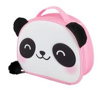 Polar Gear Sac à déjeuner sensoriel avec doublure facile à nettoyer, EVA, motif panda noir et blanc