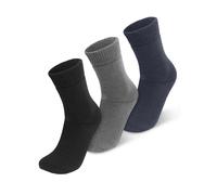 Polar Husky Chaussettes bleu marine / gris / noir, Taille 43-46