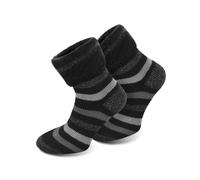 Polar Husky Chaussettes 'Extrem Hot' gris clair / gris foncé / noir / noir chiné, Taille 43-46