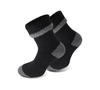 Polar Husky Chaussettes 'Extrem Hot' gris / noir, Taille 43-46