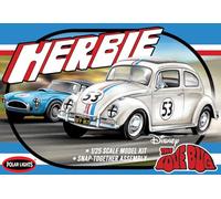 Polar Lights Kit de maquette Herbie Beetle échelle 1:25 - À clipser ensemble, pas besoin de colle ou de peinture