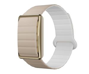 Polar Loop - Tracker Bien-être sans écran, Silicone aimanté S/M, Or Beige | Suivi permanent de FC, sommeil et récupération, avec détection automatique d’entraînement, sans écran ni abonnement