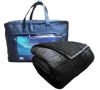 Polar Night Couverture lestée Adultes - 135 x 200 cm, 11kg, Polaire Sherpa - Plaid Lourde avec Perles de Verre - Norme Oeko-TEX® 100 - Respirante & Pondérée pour Un Sommeil Profonde, Weighted Blanket