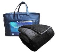 Polar Night Couverture lestée Adultes - 135 x 200 cm, 13kg, Polaire Sherpa - Plaid Lourde avec Perles de Verre - Norme Oeko-TEX® 100 - Respirante & Pondérée pour Un Sommeil Profonde, Weighted Blanket