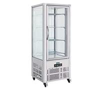Polar Patisserie Vitrine en acier inoxydable 400 litre Commercial réfrigérateur