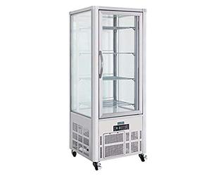 Polar Patisserie Vitrine en acier inoxydable 400 litre Commercial réfrigérateur