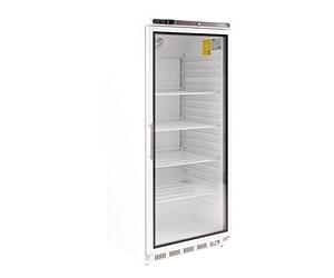 Polar Refrigeration C-Series Vitrine réfrigérée positive 250W 600 litres, Blanc, 2°C à 8°C, 1895(H) x777(W) x735(D) mm 4 étagères, Porte réversible, R600a, CD088