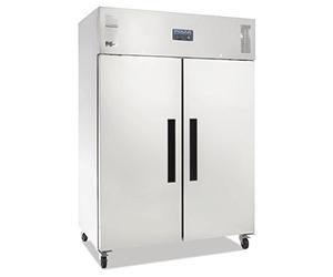 Polar Refrigeration G-Series Armoire réfrigérée positive 2 portes 600W 1200 litres, acier inoxydable, -2°C à 5°C, 2000(H)x1340(W)x815(D)mm, classe énergie C, 6 étagères, capacité utile : 770 L, G594