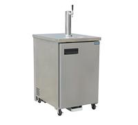 Polar Refrigeration G-series Distributeur de biere en fut tirage direct avec robinet 150W, acier inoxydable, 2°C à 8°C, 1312x612x760 mm, Classe énergétique C, Connecteur de fût de type A, GE632