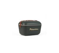 Polarbox Glacière classique rétro vintage pour camping, pique-nique, plage, 20 l, vert/doré