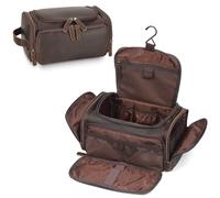 Polare Trousse de toilette en cuir pleine fleur pour homme