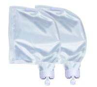 Polaris K13 K16 Lot de 2 sacs de nettoyage de piscine tout usage avec fermeture éclair pour Polaris 280 480, pièces de nettoyage de piscine, filet en maille fine en nylon avec fermeture éclair