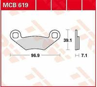 Polaris SPORTSMAN 500 EFI 4X4 2009 Plaquettes De Frein En Céramique TRW MCB619