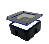 Polariscope portable for la détection des contraintes internes des préformes PET et les expériences scientifiques photoélastiques