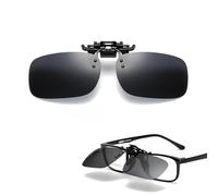 Polarisé Lunettes De Soleil, Clip Lentille Flip Up Sans Cadre, Pour Lunettes De Vue Optique, Clip Solaire Pour Lunettes De Vue