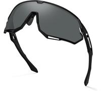 Polarisée Lunettes De Soleil Homme Lunettes De Sport Lunettes De Cyclisme 100% Protection Uv 400 Pour Sport Pêche Vélo Pêche Course Pêche Ski Moto Cyclisme Conduite[Z4420]