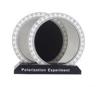 Polariseur optique adapté aux étudiants pour mener des expériences de polarisation de la lumière (noir et blanc)