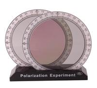 Polarization Demonstrator, Physics Optical Test Instrument, Polarizer Teaching Instrument, Color Polarizer Experiment Device, Student Experiment Teaching Aid(Black and White Demo)