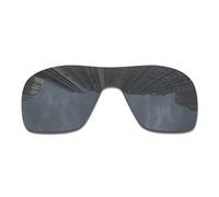 Polarized Replacement Lens fit Oakley Turbine Rotor OO9307 Sunglass-Anti-Scratch|Impact-Resistant|Perfectly Fit(1.5MM-Black Chrome-Polarized)