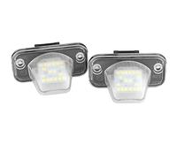 PolarLander 2Pcs 18SMD LED Lampe de Plaque d'immatriculation numéro Lampe pour V/W Transporter T4/Caravelle MK4/Multivan Passat B5 B6 Combi Eurova