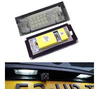 PolarLander 2pcs 6500K 18 LED SMD Plaque d'immatriculation lumières Lampes Ampoules for B-M-W E46 4D (98-05) 323i 325i 328i 99-03 330xi 330i 325xi