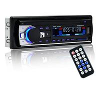 PolarLander Autoradio Audio USB/SD/Lecteur MP3 Récepteur Bluetooth Mains Libres avec Télécommande 1 Din