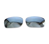 POLARLENS Verres de rechange polarisés pour Oakley Fives Squared - Compatibles avec les lunettes de soleil Oakley Fives Squared (argent)