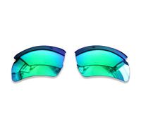 Polarlens Verres de rechange polarisés pour Oakley Flak Jacket 2.0 XL - Compatibles avec les lunettes de soleil Oakley Flak Jacket 2.0 XL (Vert)