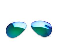 Polarlens Verres polarisés de rechange pour lunettes de soleil RayBan Aviator RB 3026 62 mm - Compatible avec lunettes de soleil Ray Ban Aviator RB3026 62 mm, Vert, Taille unique