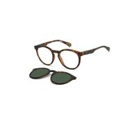 Polaroid - 2132/Cs Monture Optique avec Clip-On - unisex - Accessoires - Brun - Taille: 49 MM