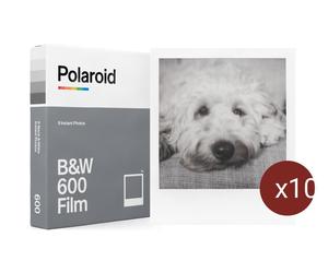 POLAROID 600 Noir et Blanc (8 Poses) (Polaroïd 600) - Lot de 10