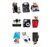 Polaroid Autocollants d'appareil-photo Polaroid colorés et décoratifs pour projets sur papier photo 5 x 7 cm (Snap, Zip, Z2300) - Lot de 3