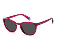 Polaroid Enfant PLD 8047/S MU1/M9 Lunettes de soleil Plastique Fuchsia Gris Cat Eye