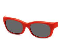 Polaroid Enfant PLD K006 CL-ON L7Q/M9 Clip-ons Plastique Orange Gris Carré Polarisé