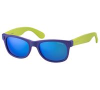Polaroid Enfant Polaroid P0115 UDF/JY Lunettes de soleil Plastique Bleu Bleu Carré Normale