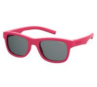 Lunettes de soleil Polaroid Pld 8020/s/sm col. 35j/m9 Enfants Carré Rose